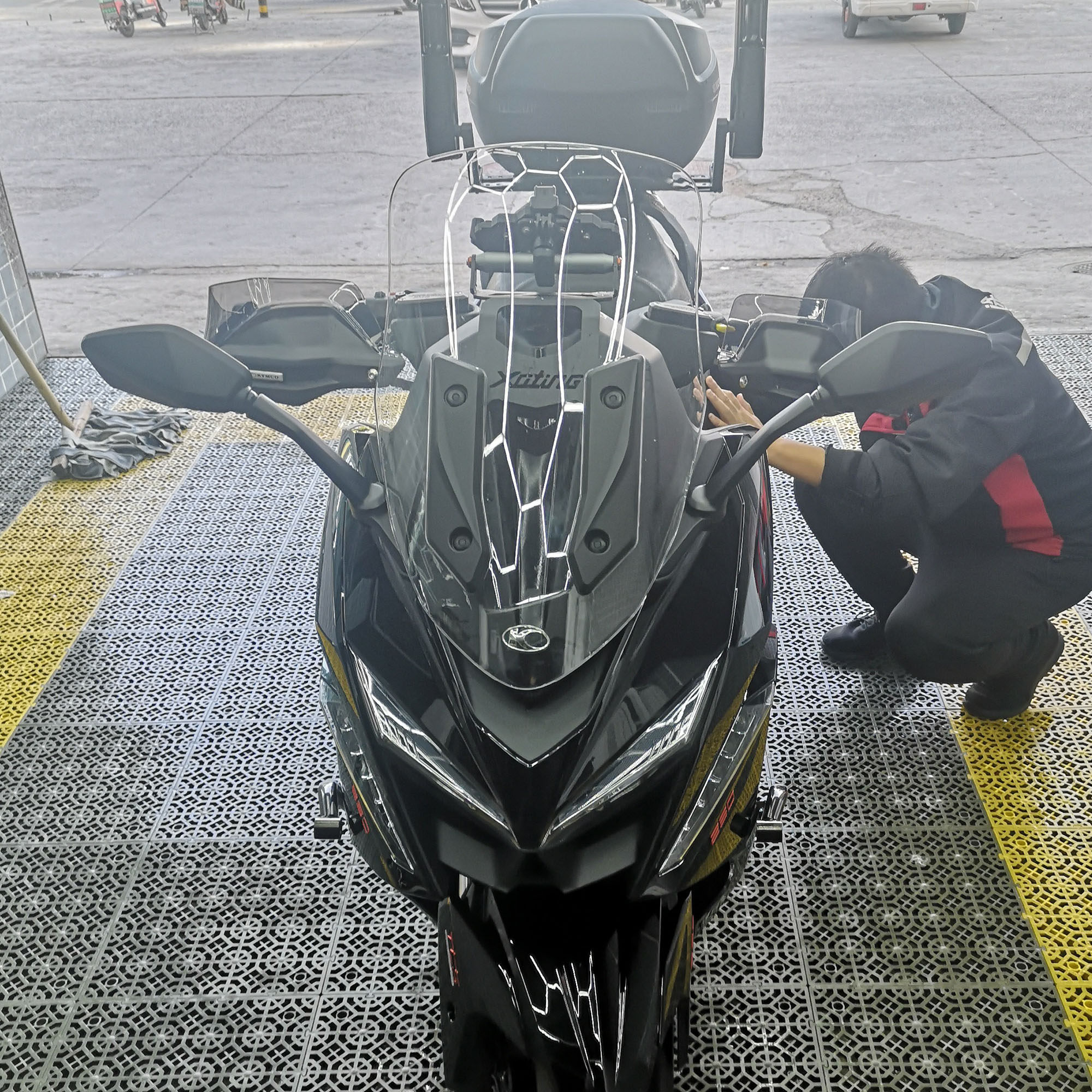 适用于光阳ST250新款改装护手罩护手挡风罩手把防风罩改装配件,淘宝优惠券,粉丝福利购,淘宝优惠卷