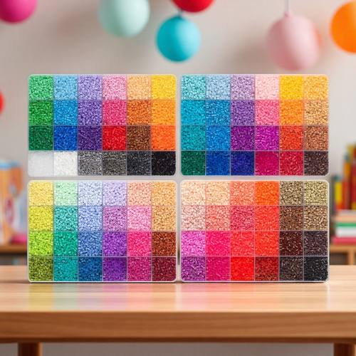 264色全色系融合豆拼豆小豆套装拼豆豆 MARD同款豆可混用永夜星河 - 图3