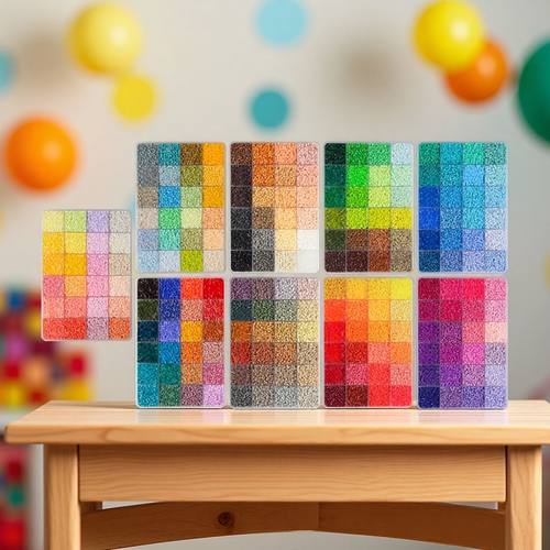 264色全色系融合豆拼豆小豆套装拼豆豆 MARD同款豆可混用永夜星河 - 图0