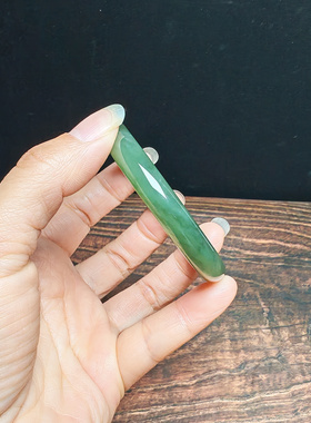 和田玉青白玉手镯送证书保真