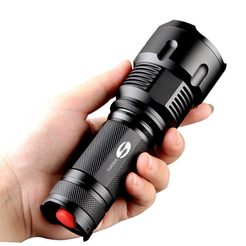 神鱼手电筒强光可充电超亮远射多功能小便携氙气灯迷你家耐用户外 - 图3