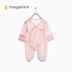 Quần áo sơ sinh trẻ sơ sinh Tongtai cotton sơ sinh mùa hè mỏng phần 0-3 tháng nam và nữ bé bướm mùa hè - Áo liền quần jumpsuit bé trai cá tính Áo liền quần