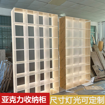 Acrylic Hand Office Display Cabinet Transparent Landing Object Violence Bear Blind Box Shop Ornament Rack Swing Toy Show Shelf