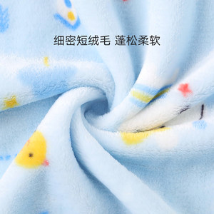 gb好孩子婴儿毛毯新生儿空调毯子宝宝幼儿园春秋儿童盖毯夏季薄款