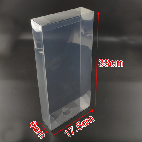 现货定做PVC礼品包装盒公仔透明盒巧克力盒塑料展示盒6*17.5*38cm - 图0