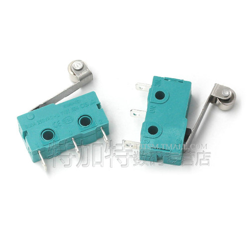 银触点5A250V微动开关KW12行程限位开关触点按键2脚 3脚行程开关 - 图3