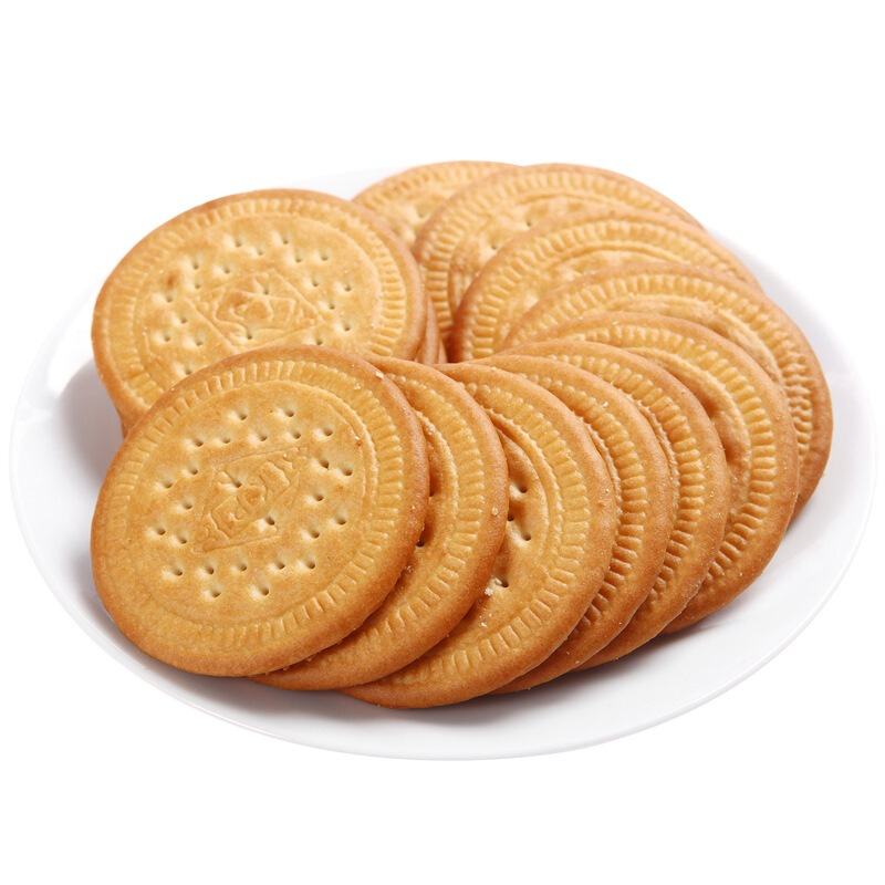 【嘉士利早餐饼干800gX2箱】薄脆饼干办公室零食牛奶味薄饼-图3