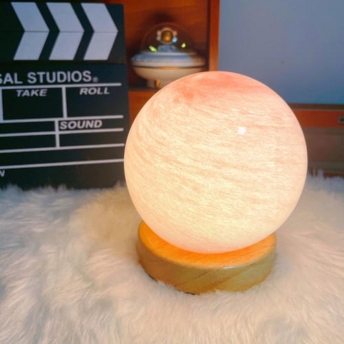 星球台灯创意星空小夜灯卧室床头睡眠装饰房间氛围月球掌上星河灯 - 图1