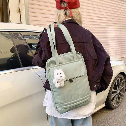 新款竖版韩国单肩电脑包多用通勤包ipad防护包13.3-14寸手提电脑包15寸笔记本电脑包平板收纳包可套拉杆箱 - 图0