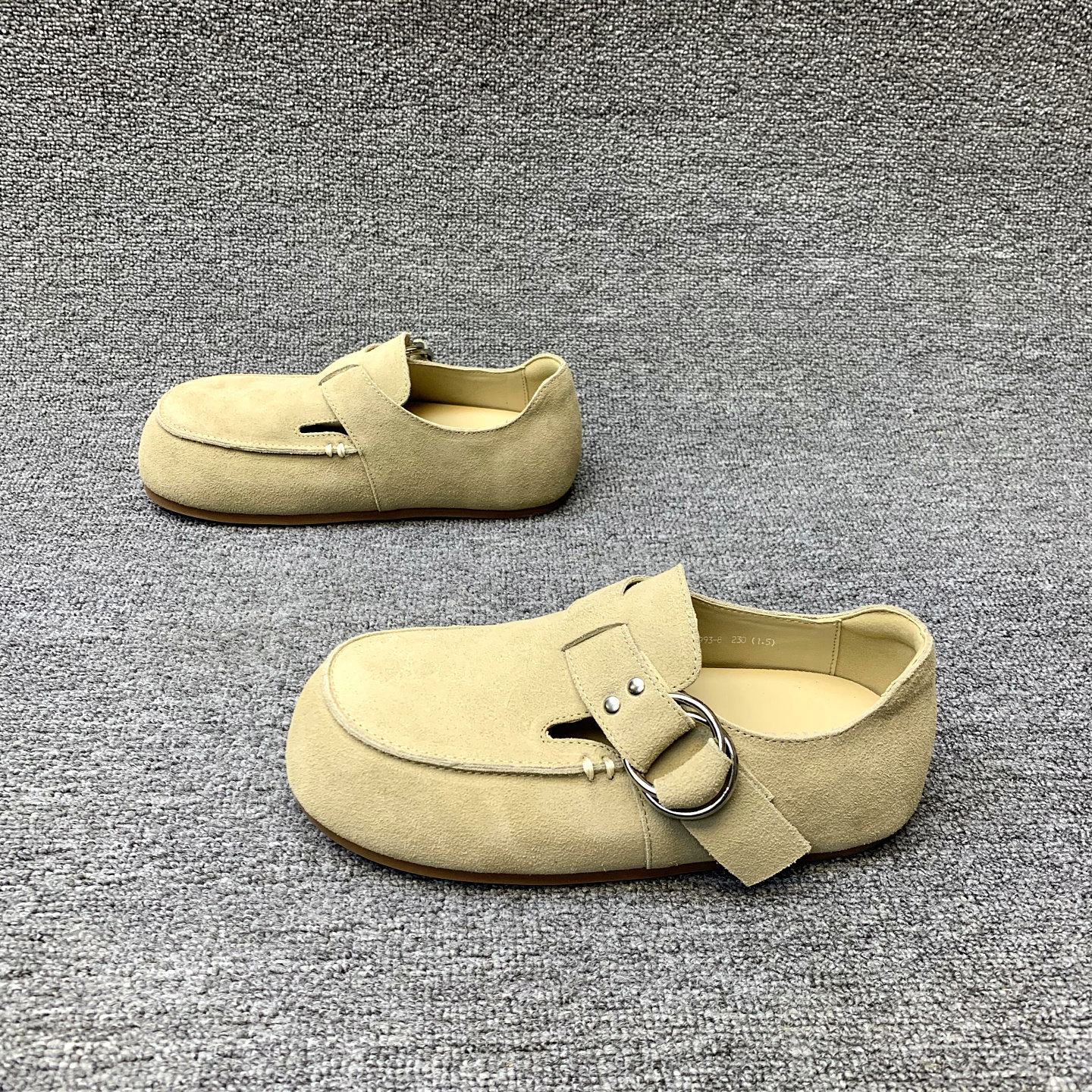 欧洲站女鞋2026春季新款欧货绒皮内增高平底圆头时尚单鞋勃肯鞋女,淘宝优惠券,粉丝福利购,淘宝优惠卷