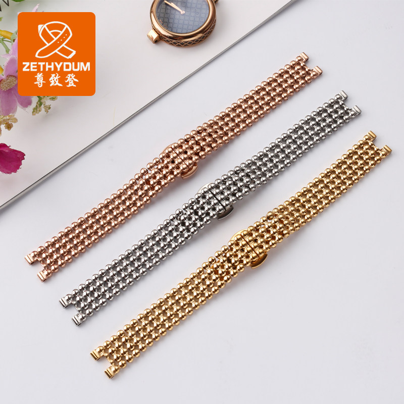 古驰gucci ya1414女gc凹口精钢表链 zethydum尊致登配件