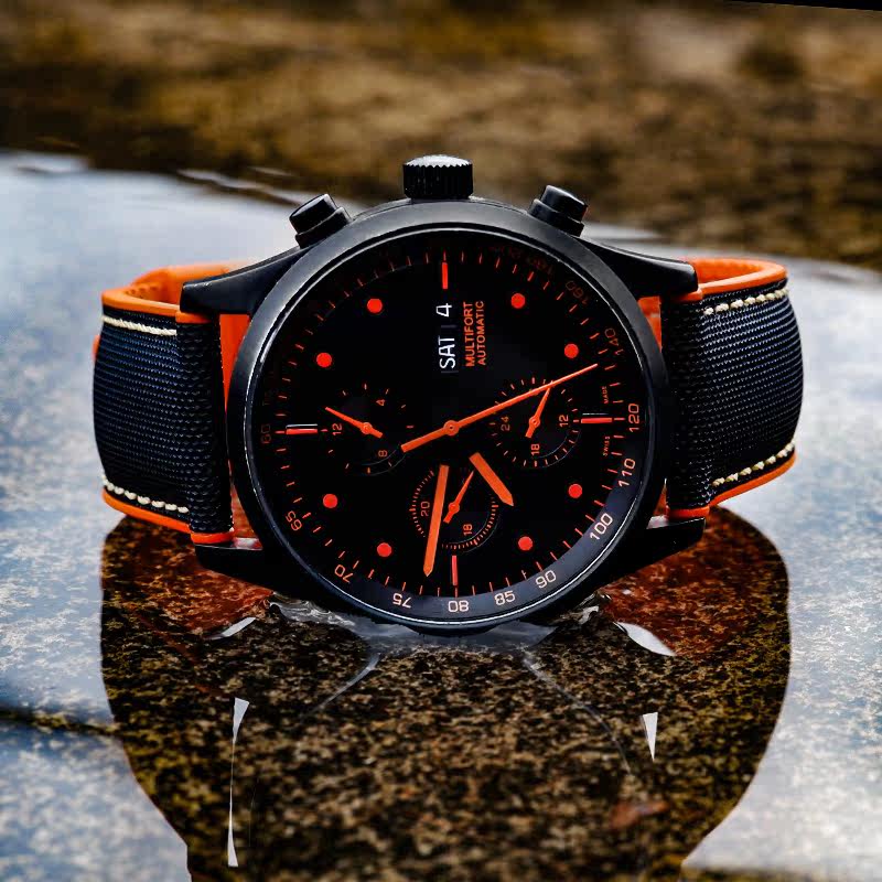 尼龙帆布硅胶适配舵手西铁城手表带 zethydum尊致登配件