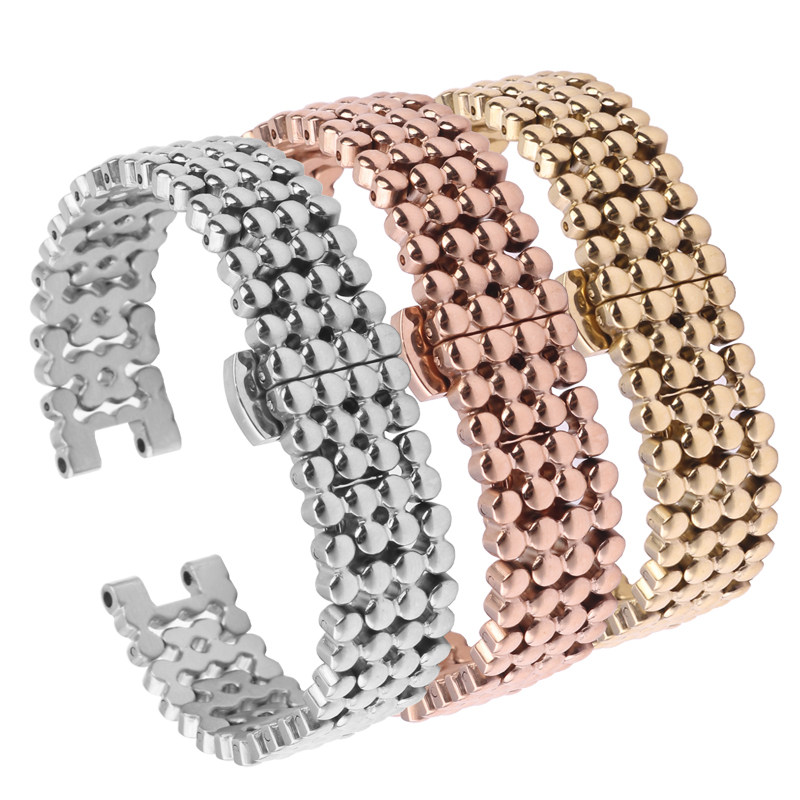 古驰gucci ya1414女gc凹口精钢表链 zethydum尊致登配件