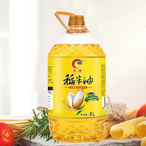 承康新鲜纯稻米油米糠油食用油含谷维素稻米油植物油5L食用油粮油