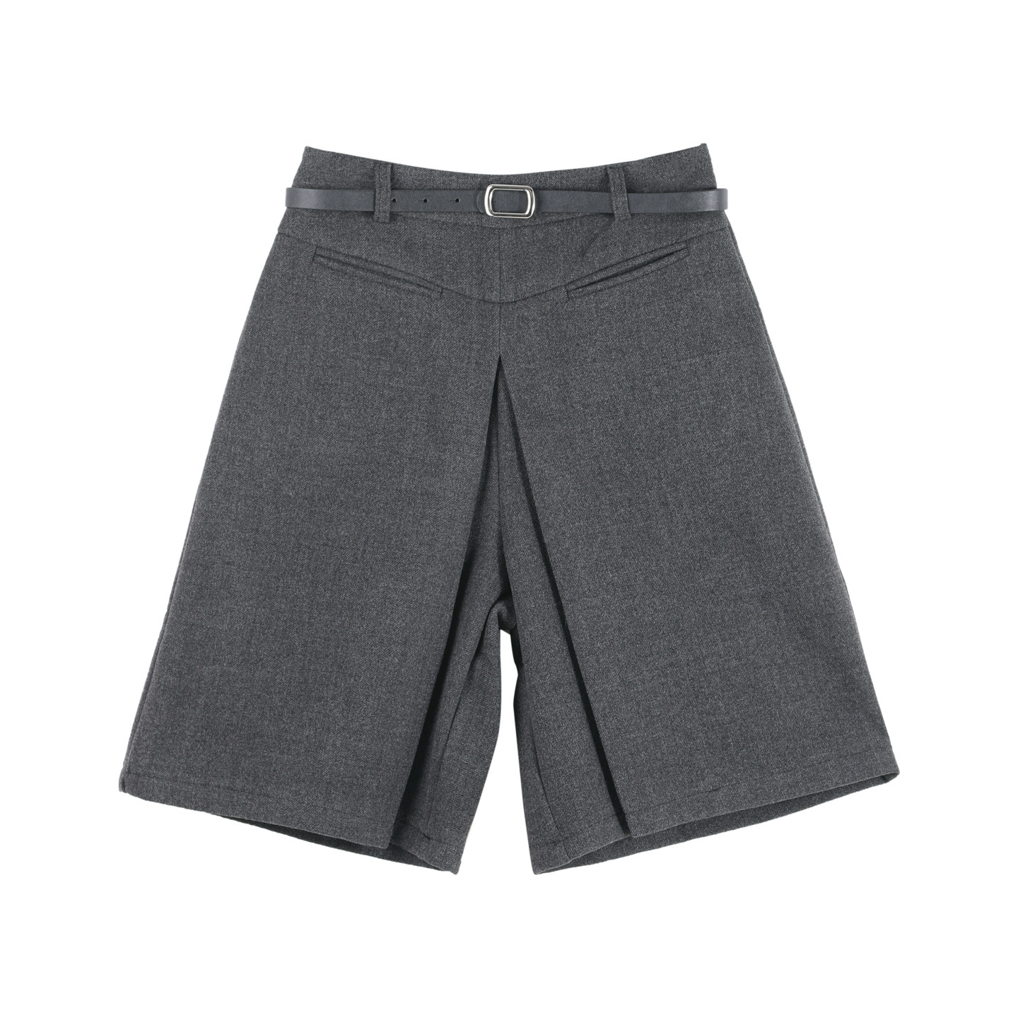 【欧倪蜜 OUNIMI】休闲短裤金属扣腰带装饰YHBZX918527【赠送腰带,淘宝优惠券,粉丝福利购,淘宝优惠卷