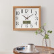 Combas square wall clock