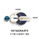 Combas artistic decorative metal wall clock