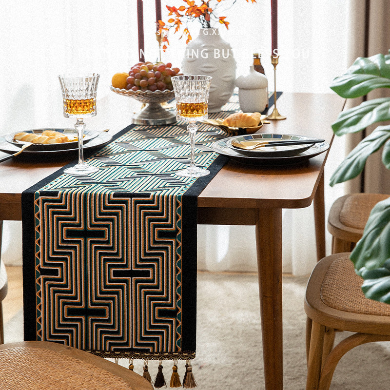 YL茶几桌旗轻奢高端高级感棉麻北欧现代茶桌电视柜美式复古茶席布,淘宝优惠券,粉丝福利购,淘宝优惠卷