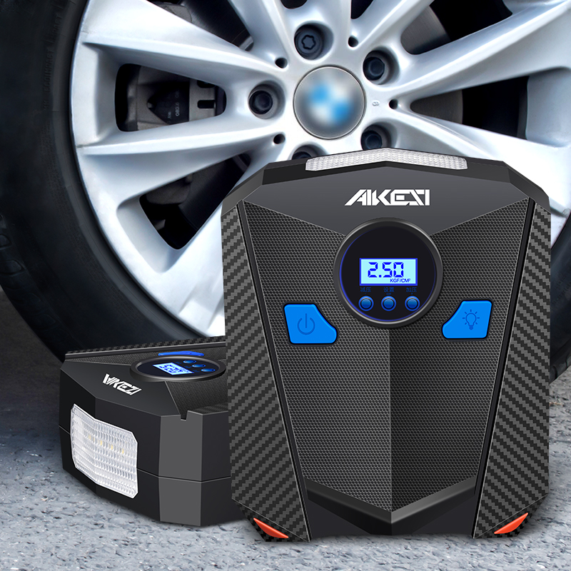 车载充气泵小车12v气磅suv便携式智能数显自动打气泵汽车用带胎压