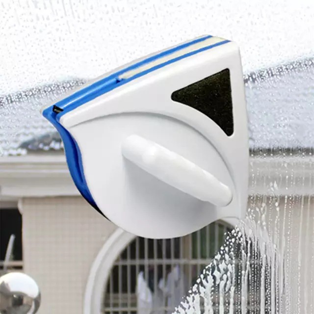 Double Side Magnetic Window Cleaner Brush Wash Glass Wiper - 图0