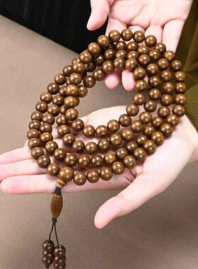 男女民族风六道木佛念珠手串