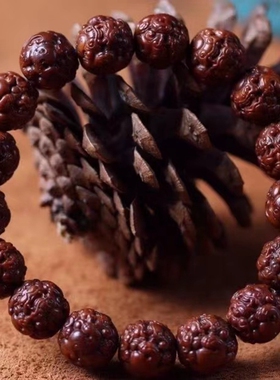 男女情侣招财紫金鼠雕刻貔貅手串