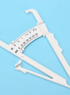 white measure fitness 3000 personal body fat caliper tester