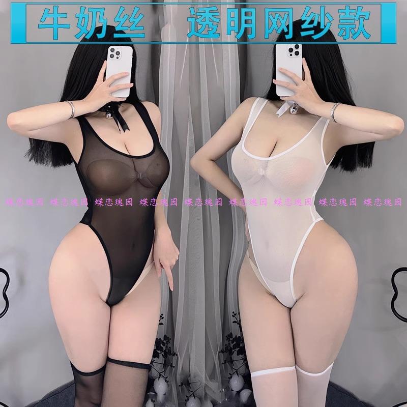 内衣性感纯欲女夏天薄聚拢透气蕾丝收副乳吊带新款连身裤大码文胸 - 图1