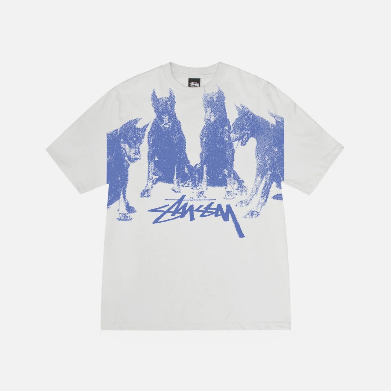 现货日本STUSSY DOBERMANS TEE 杜宾犬印花短袖T恤24新款 - 图1