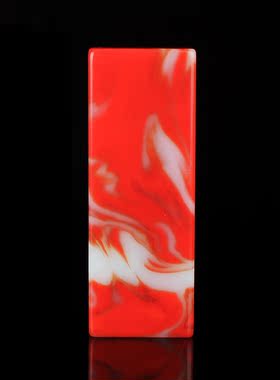 天然和田玉鸡血玉镇尺印章