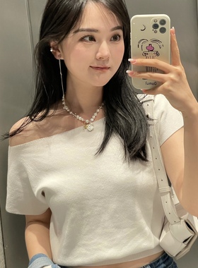 黄打屁原创设计海洋珍珠锁骨链