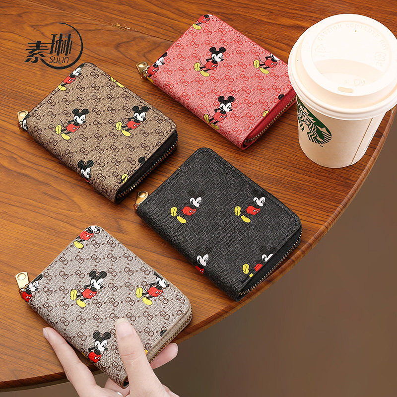 卡包女大容量多卡位风琴简约零钱包 sulin素琳卡包