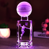 Crystal Basketball Cosby to send boyfriend to customize James handout Curry Memorial lettering brothers birthday present