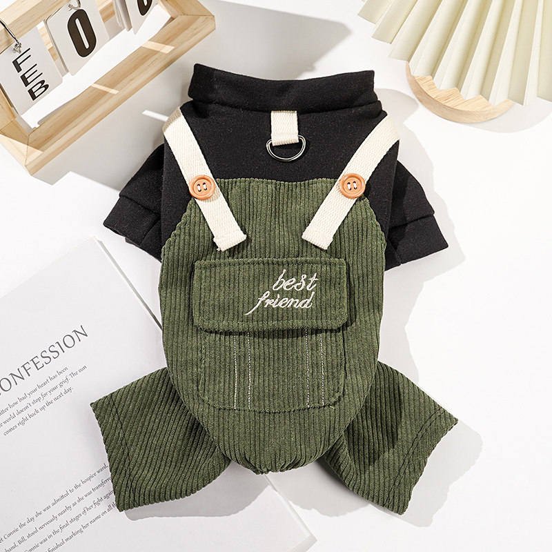 猫咪衣服潮流工装四脚衣秋冬保暖小猫英短金渐层布偶幼猫宠物服装,淘宝优惠券,粉丝福利购,淘宝优惠卷