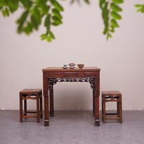 Period Beech Wood Old Mahjong Table Square Table Square Table Tea Table Wine Table Old Table Antique Bright Old Furniture Old Objects