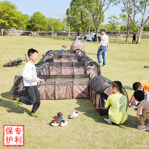 儿童早教感统训练器材阳光爬行隧道钻洞幼儿园游戏道具户外迷宫