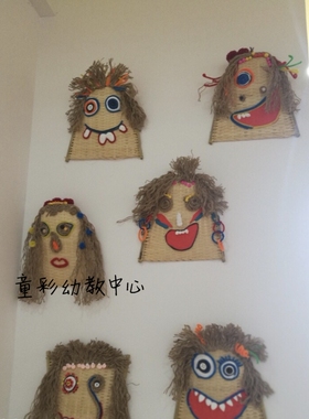 小簸箕DIY竹编吊饰田园风农家乐