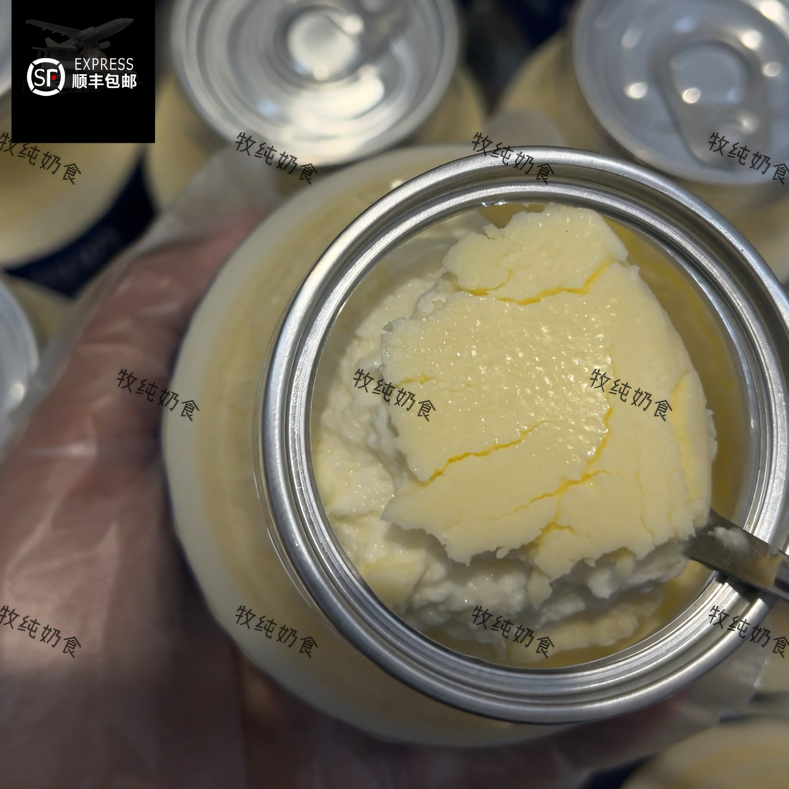 内蒙古浓稠奶皮子酸奶锡林郭勒盟锡林春泽口感细腻浓稠醇香乳制品,淘宝优惠券,粉丝福利购,淘宝优惠卷