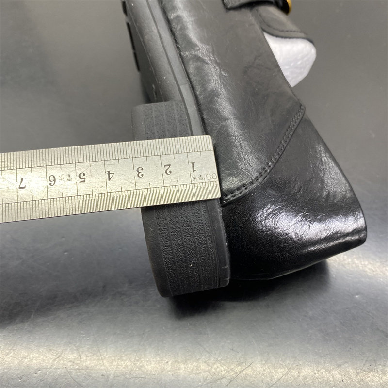 2026英伦风真皮金属皮带扣乐福鞋女黑色圆头低跟一脚蹬百搭小皮鞋,淘宝优惠券,粉丝福利购,淘宝优惠卷