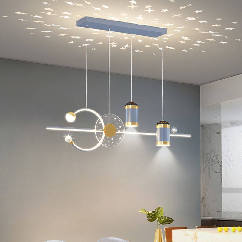 餐厅吊灯星空顶吊线灯鱼线灯简约现代餐厅灯北欧个性创意网红灯具,淘宝优惠券,粉丝福利购,淘宝优惠卷