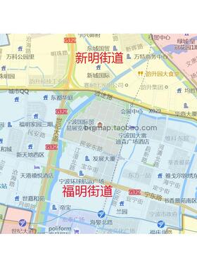 宁波市鄞州区地图行政区划2026路线定制城市交通区域划分贴图