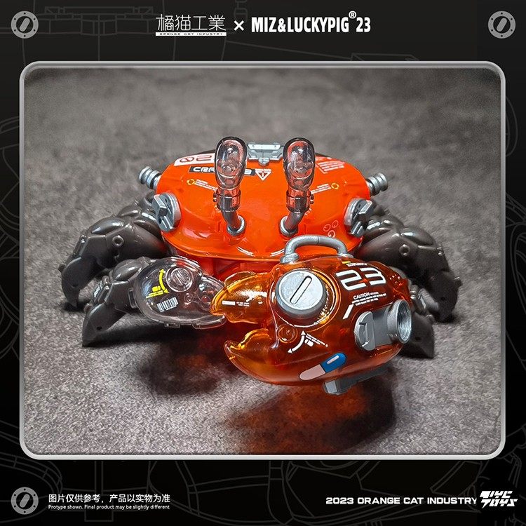 【新款】橘猫工业&水产箱系列招潮蟹拼装模型潮流玩具手办_虎窝淘