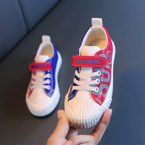 Warrior, детские тканевые туфли для мальчиков, кроссовки для раннего возраста, белая обувь, подходит для подростков