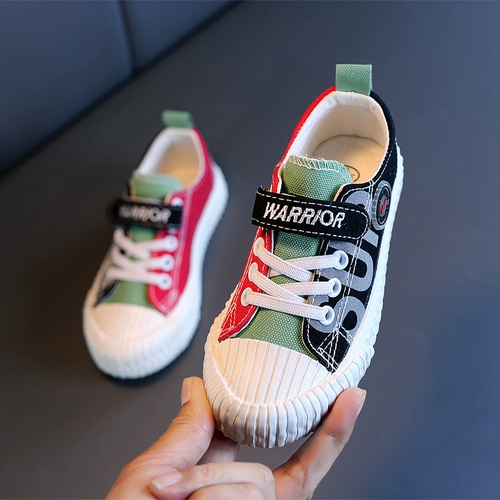 Warrior, детские тканевые туфли для мальчиков, кроссовки для раннего возраста, белая обувь, подходит для подростков