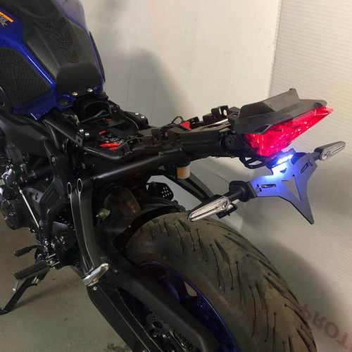 适用雅马哈MT07 FZ07改装配件后牌照架牌照支架车牌架短尾 - 图1