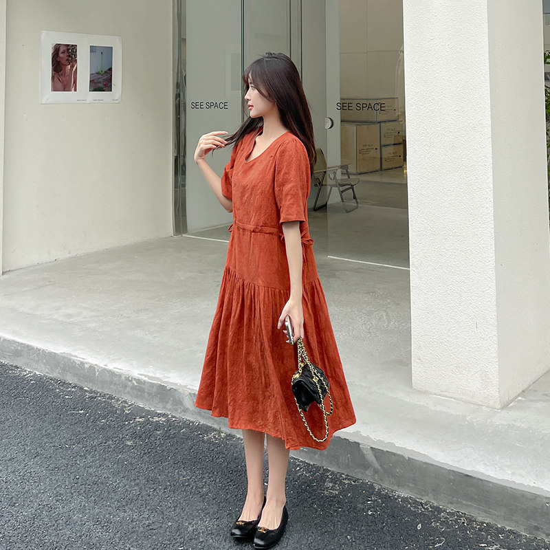 哺乳连衣裙夏季外出长款喂奶裙子 喜韵母婴哺乳衣/月子服