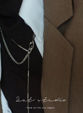 韩国ins镂空设计钛钢链条