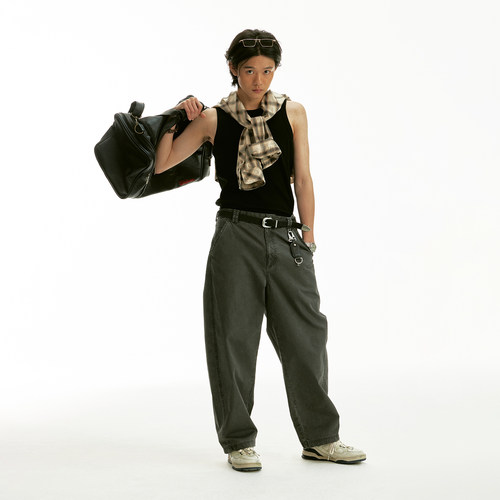 化学制品 修身基础背心 T7_BLK_VEST_260G - 图2
