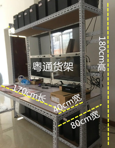 工作室电脑架子dnf机箱架游戏主板架子角钢货架角铁32裸机架 - 图0