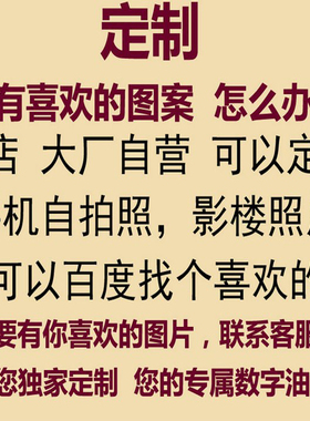 亚麻画布简约丙烯颜料diy手绘